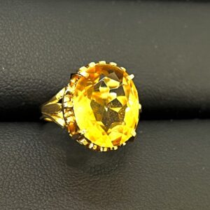 K18 シトリン リング